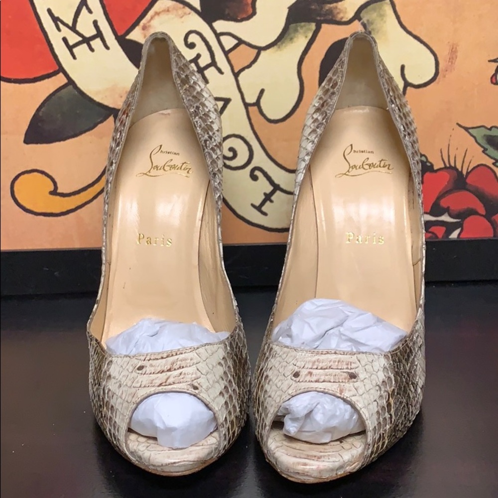 Snake Skin Christian Louboutin
